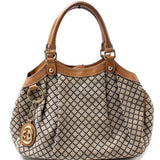 Gucci 211944 Sukey GG Canvas Medium Bag