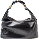 Gucci 115867 Horsebit Leather Hobo Bag