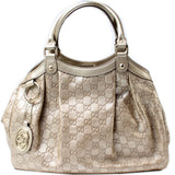 Gucci 211944 Sukey GG Leather Medium Bag