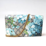 Gucci 402724 Blooms Chain Wallet Bag