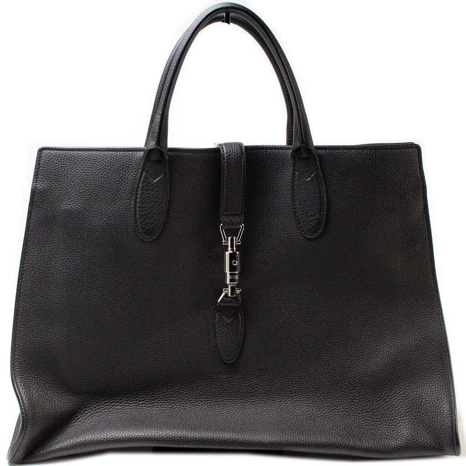 Gucci 362970 Jackie Soft Leather Large Tote Bag