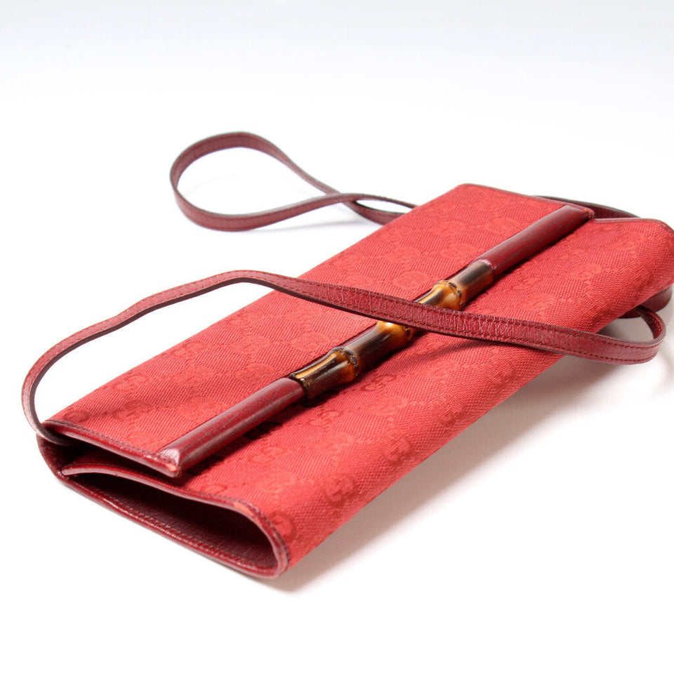 Gucci 117594 Bamboo Clutch Bag