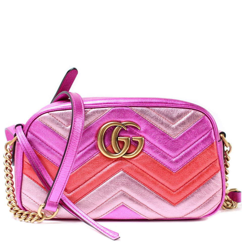 Gucci 447632 Marmont Small Leather Camera Bag