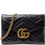 Gucci 474575 Marmont Chain Wallet Bag