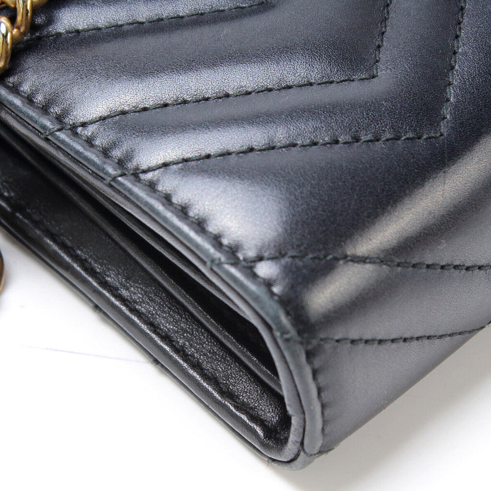 Gucci 474575 Marmont Chain Wallet Bag