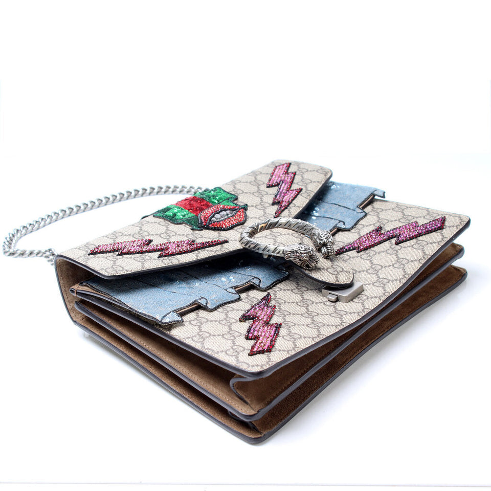 Gucci 400235 Dionysus Medium Embroidered Sequin Bag