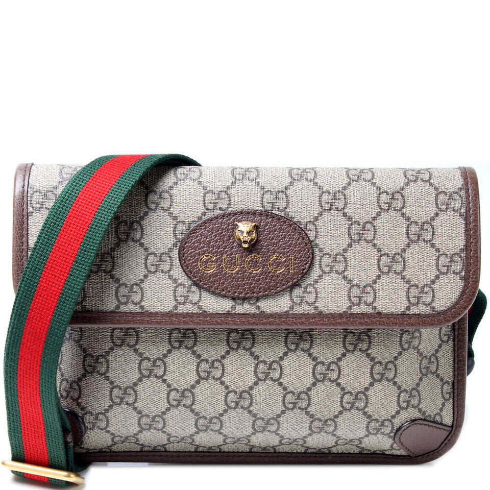 Gucci 493930 GG Supreme Neo Web Belt Bag