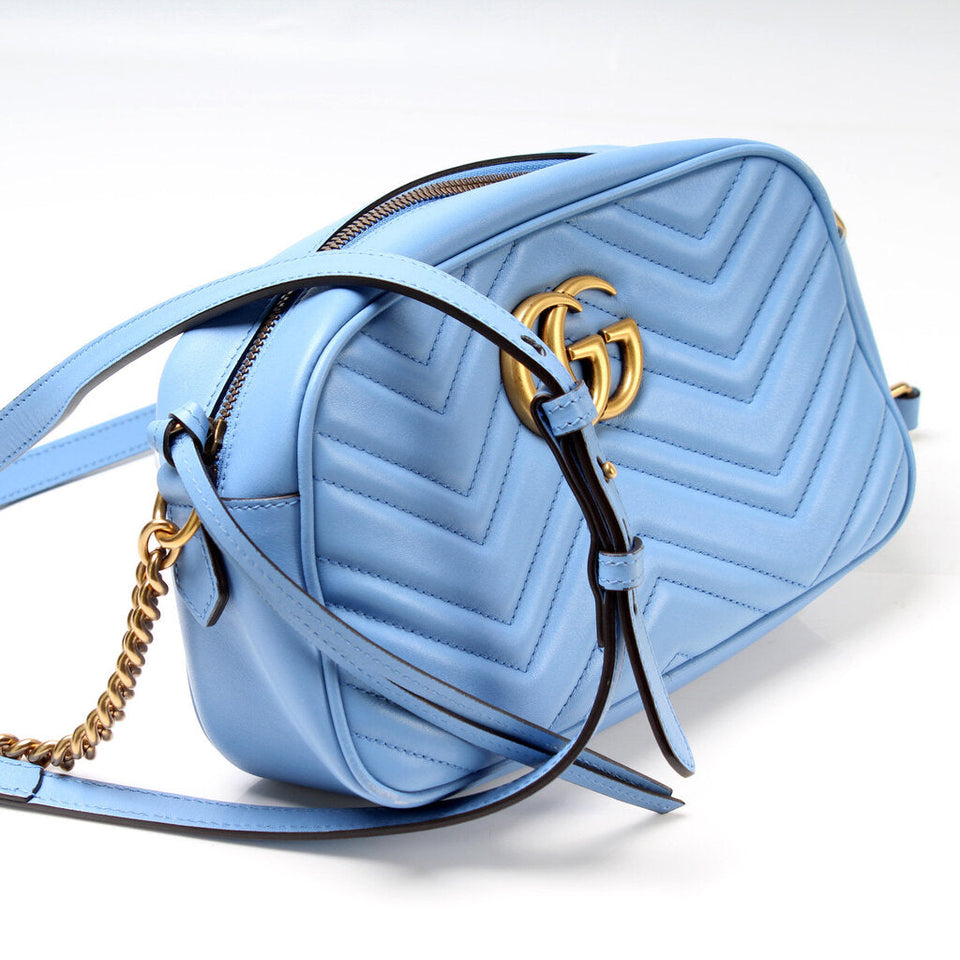 Gucci 447632 Marmont Small Leather Camera Bag