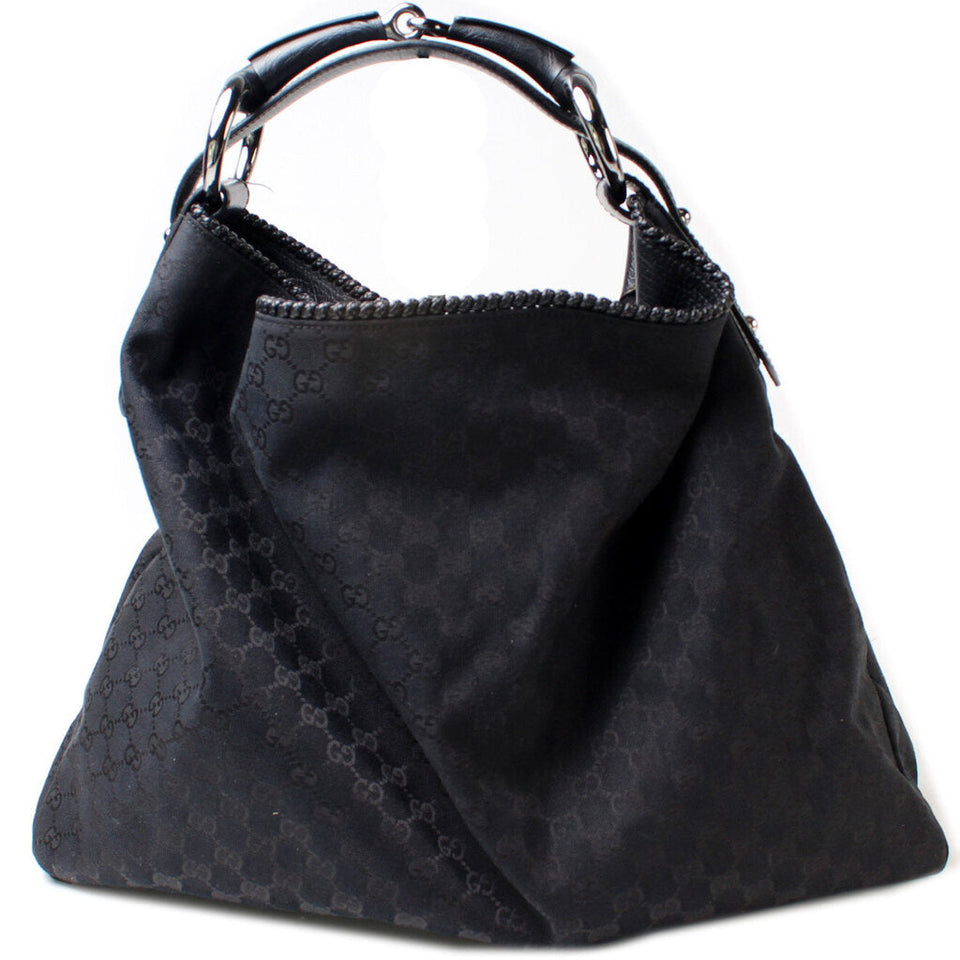 Gucci 114900 Horsebit Hobo Bag