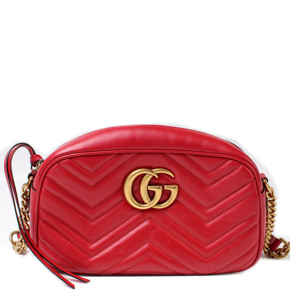 Gucci 447632 Marmont Small Leather Camera Bag