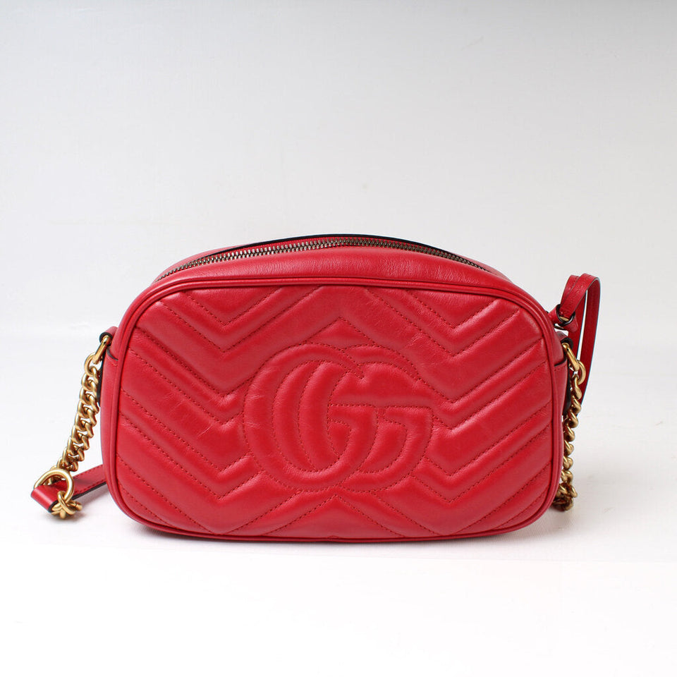 Gucci 447632 Marmont Small Leather Camera Bag