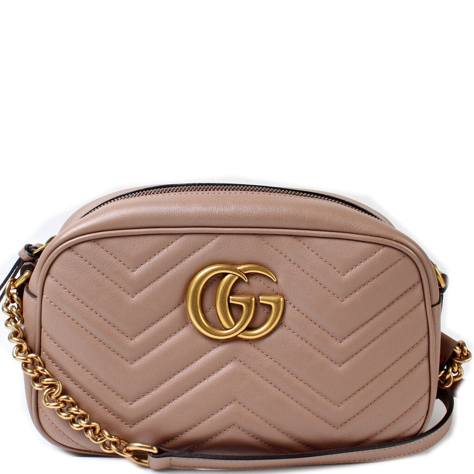 Gucci 447632 Marmont Small Leather Camera Bag