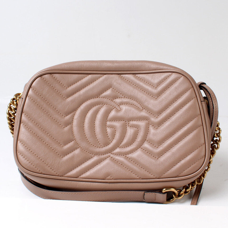 Gucci 447632 Marmont Small Leather Camera Bag