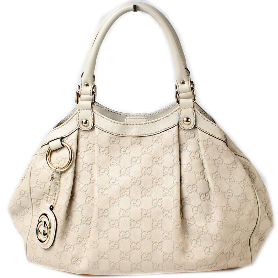 Gucci 211944 Sukey GG Leather Medium Bag