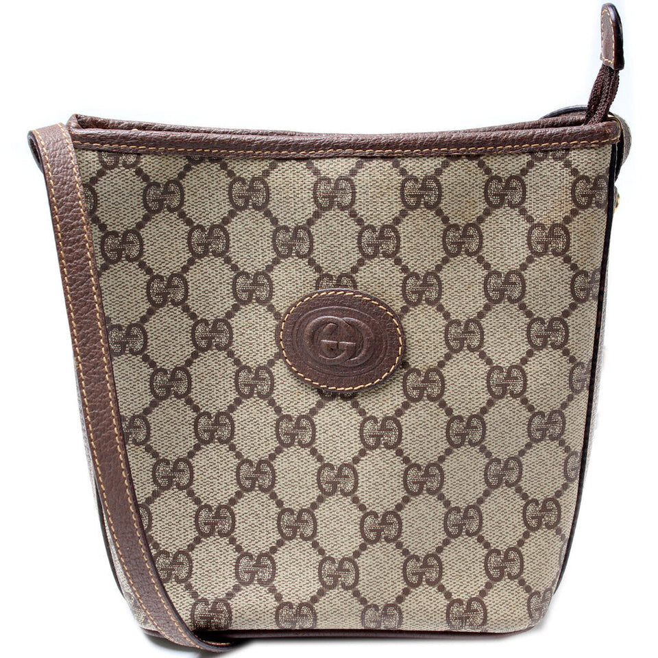 Gucci 007-89-1095 GG Supr Mini Bucket Vintage Bag