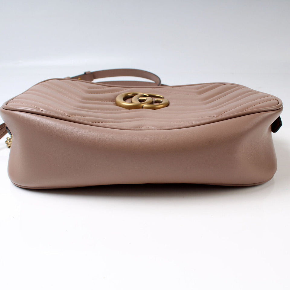 Gucci 447632 Marmont Small Leather Camera Bag