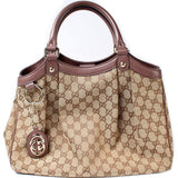 Gucci 211944 Sukey GG Canvas Medium Bag
