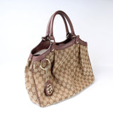 Gucci 211944 Sukey GG Canvas Medium Bag