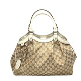 Gucci Handbag 211944 GG canvas Brown GG pattern Sukey