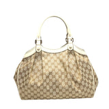 Gucci Handbag 211944 GG canvas Brown GG pattern Sukey