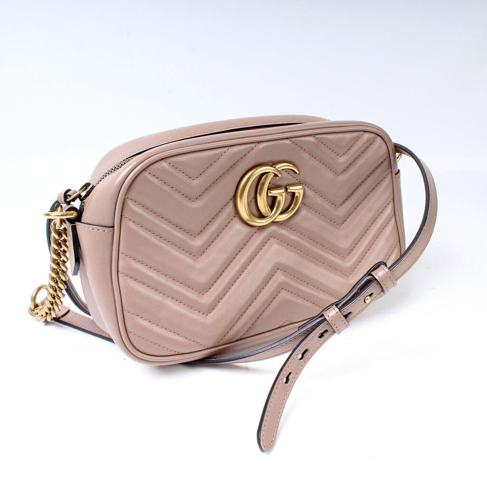 Gucci 447632 Marmont Small Leather Camera Bag
