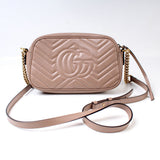 Gucci 447632 Marmont Small Leather Camera Bag