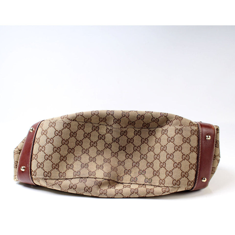Gucci 137621 GG Horsebit Hobo Bag