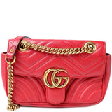 Gucci 446744 Marmont Shoulder Mini Flap Bag