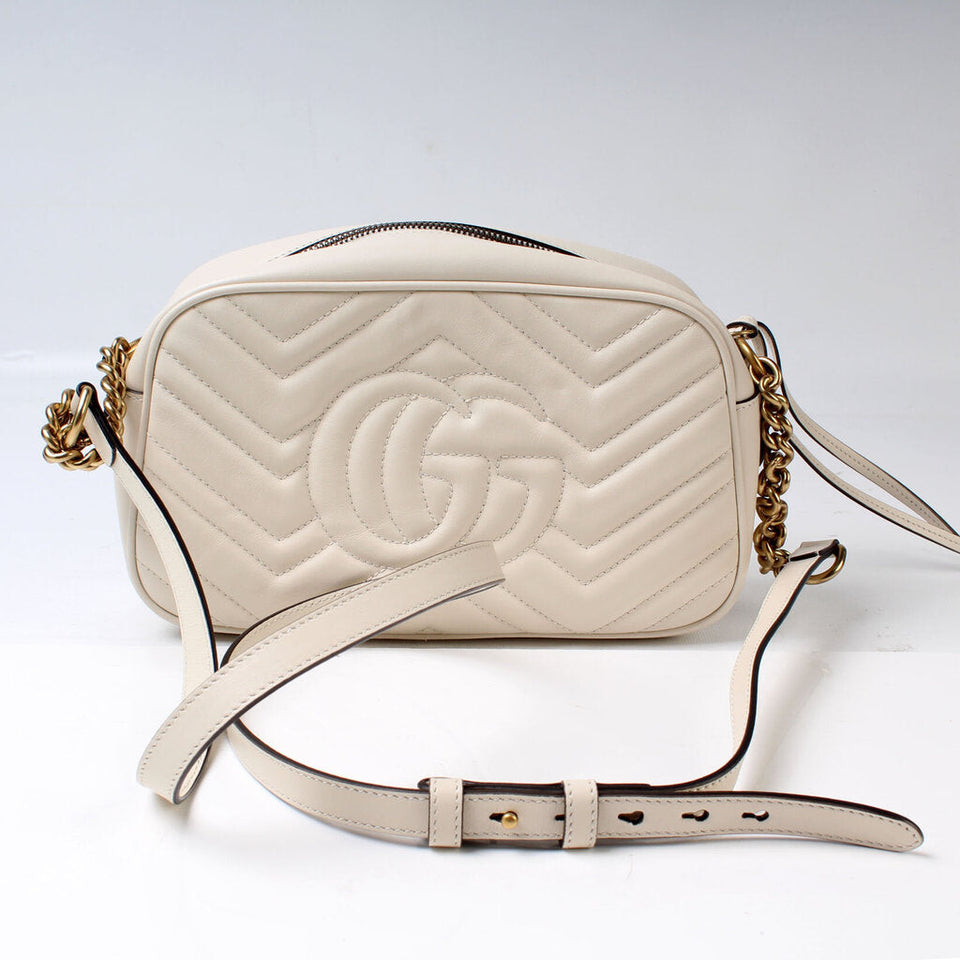 Gucci 447632 Marmont Small Leather Camera Bag
