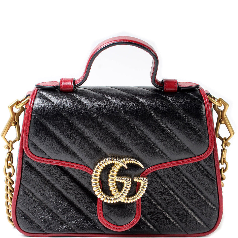 Gucci 583571 Marmont Mini Top Handle Bag