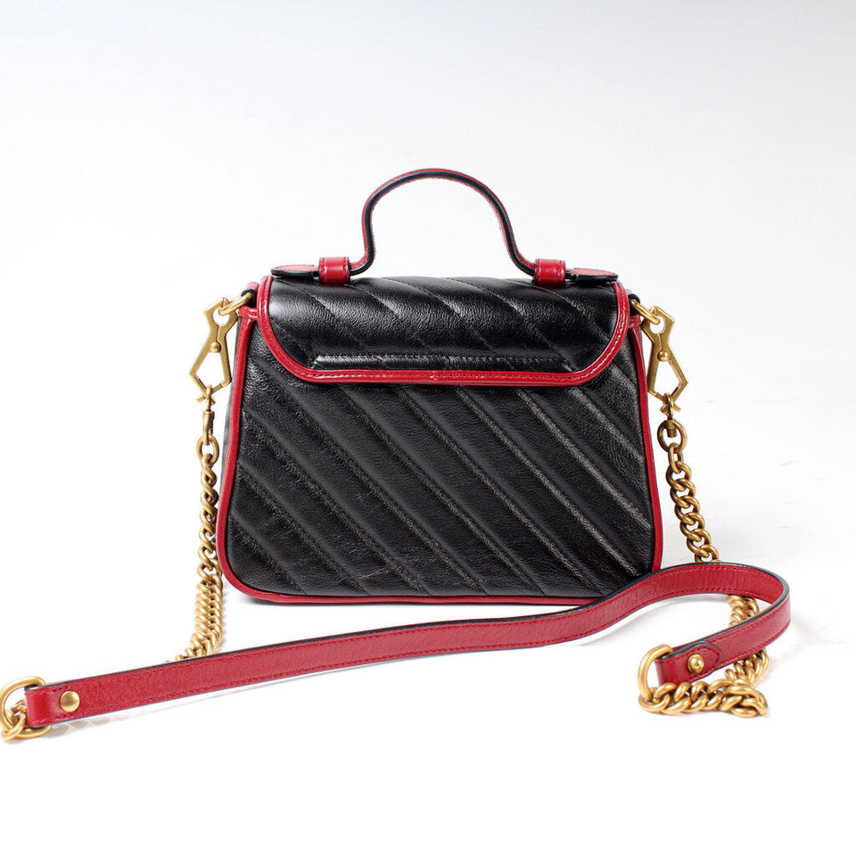 Gucci 583571 Marmont Mini Top Handle Bag