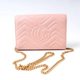 Gucci 474575 Marmont Chain Wallet Bag