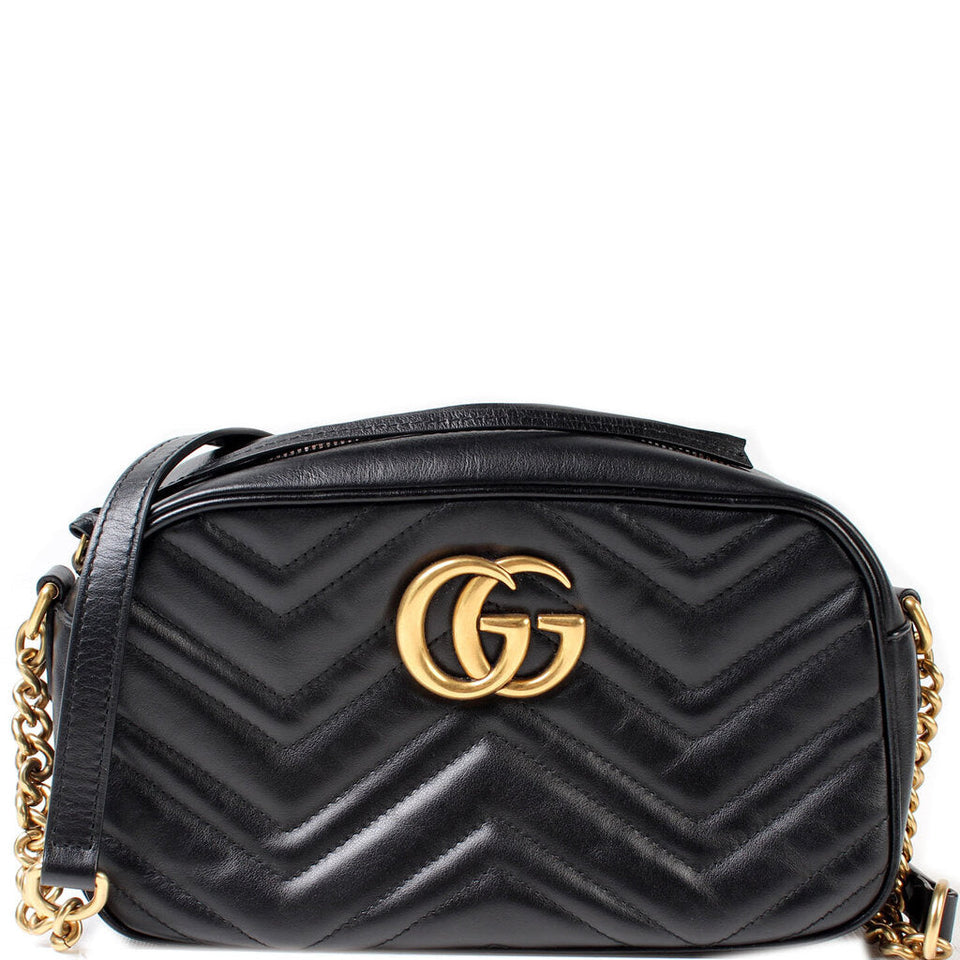 Gucci 447632 Marmont Small Leather Camera Bag