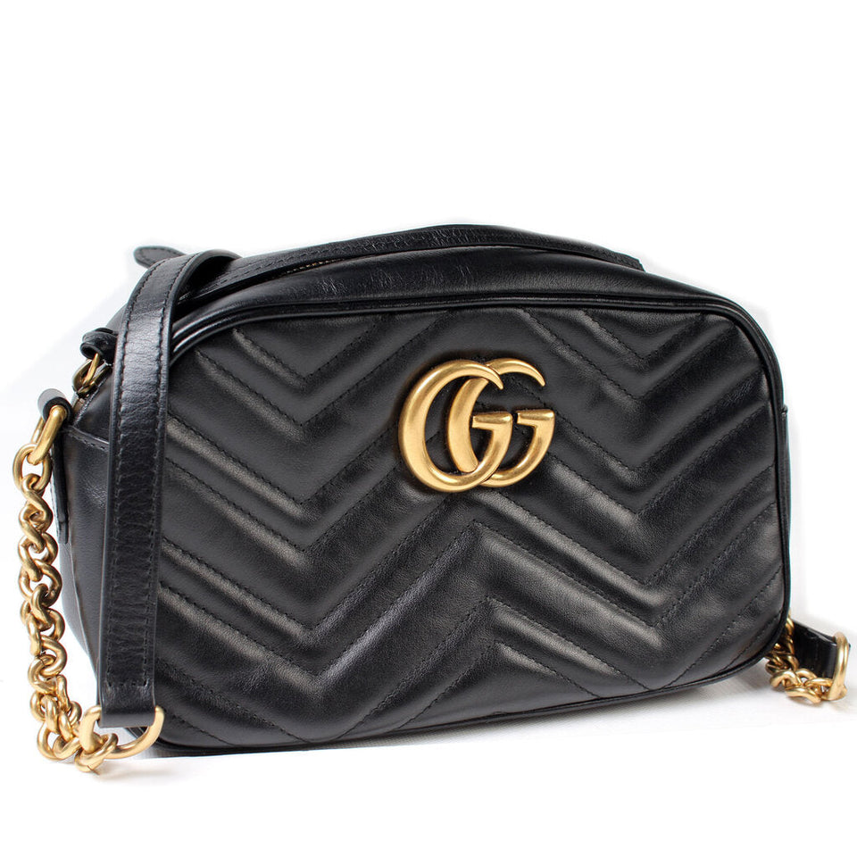 Gucci 447632 Marmont Small Leather Camera Bag