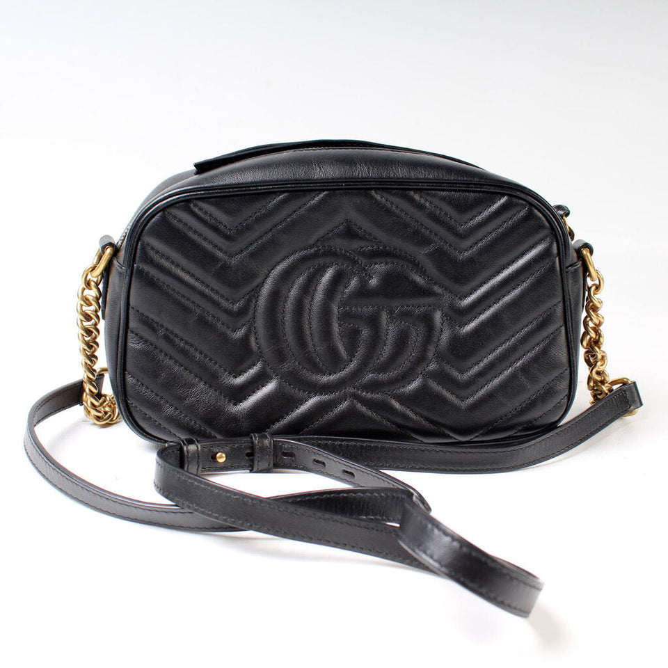 Gucci 447632 Marmont Small Leather Camera Bag