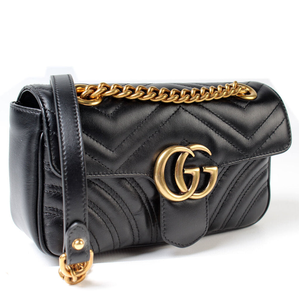 Gucci 446744 Marmont Shoulder Mini Flap Bag