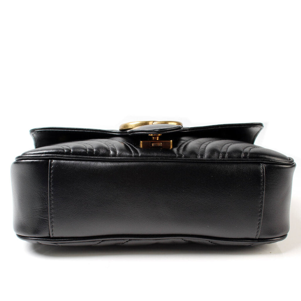 Gucci 446744 Marmont Shoulder Mini Flap Bag