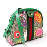 Gucci 499621 Ophidia GG Supreme Flora Small Crossbody Bag