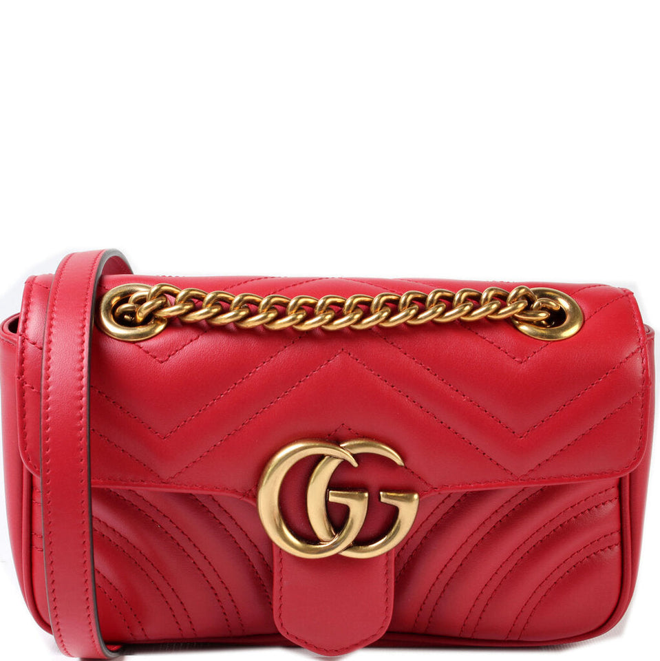 Gucci 446744 Marmont Shoulder Mini Flap Bag