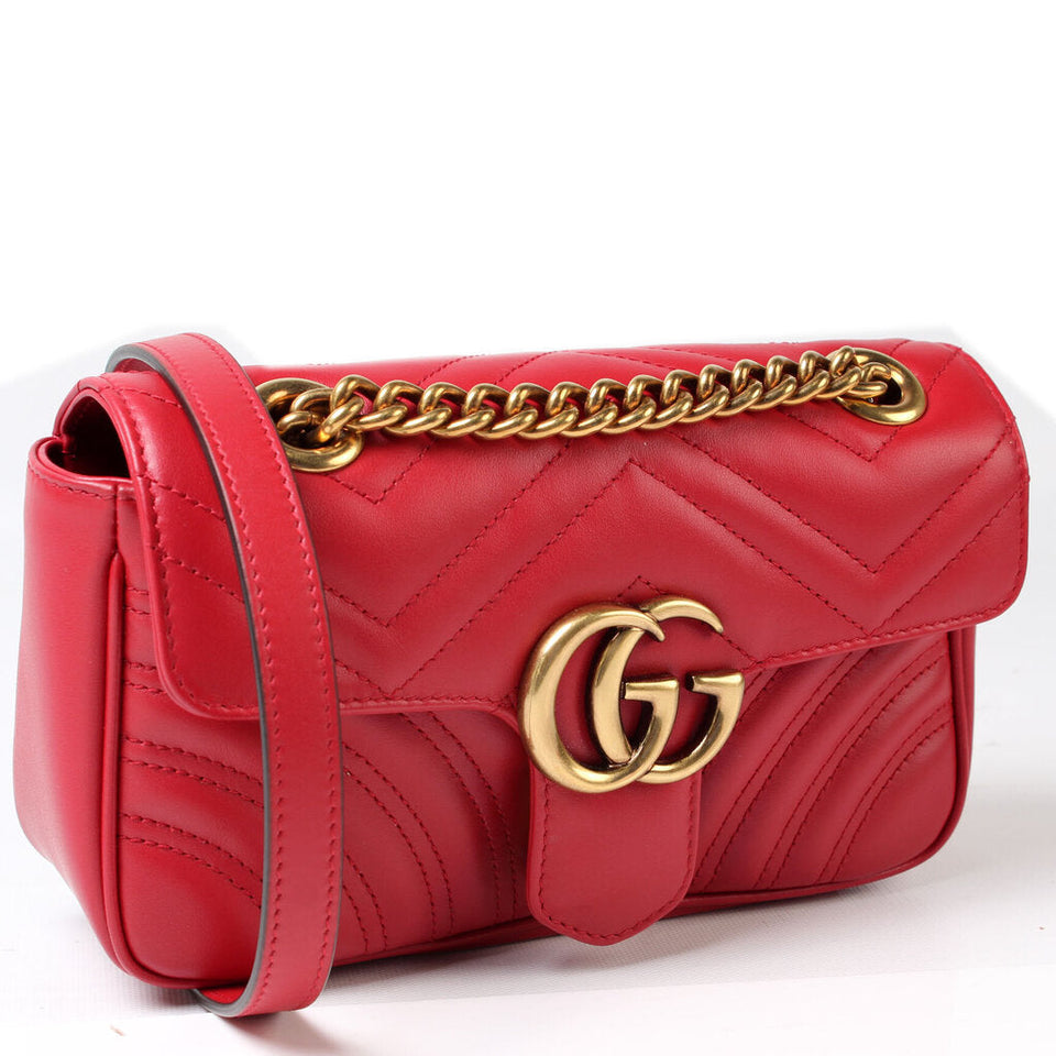 Gucci 446744 Marmont Shoulder Mini Flap Bag