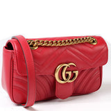 Gucci 446744 Marmont Shoulder Mini Flap Bag