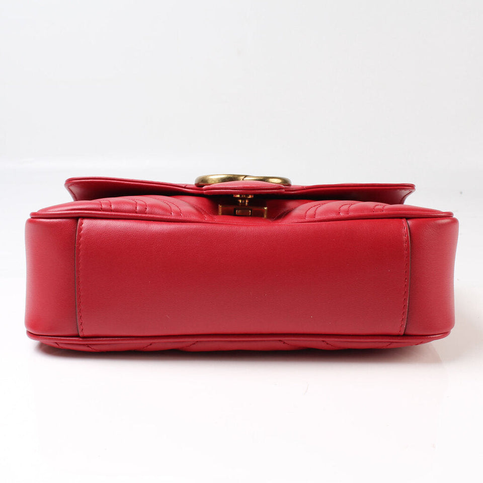 Gucci 446744 Marmont Shoulder Mini Flap Bag