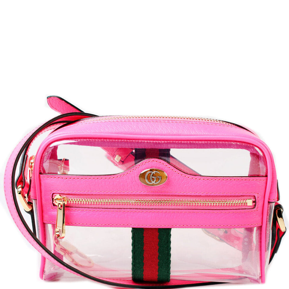 Gucci 517350 GG Transparent Mini Ophidia Bag
