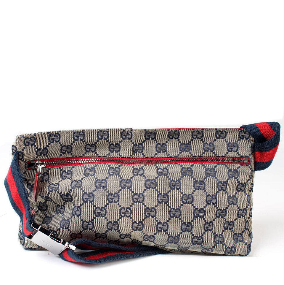 Gucci 28566 Waist Canvas Bag