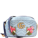 Gucci 447632 Marmont Small Canvas Camera Bag