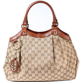 Gucci 211944 Sukey GG Canvas Medium Bag