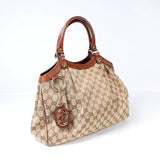 Gucci 211944 Sukey GG Canvas Medium Bag