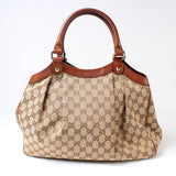 Gucci 211944 Sukey GG Canvas Medium Bag