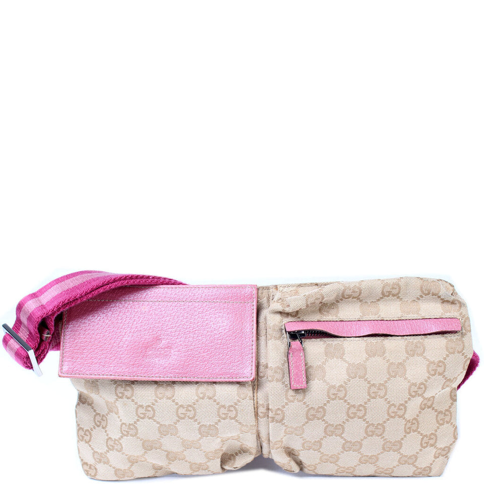 Gucci 28566 Waist Canvas Bag