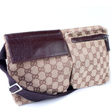 Gucci 28566 Waist Canvas Bag